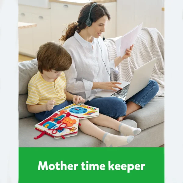 Montessori Toys: Quiet Book for Toddler Learning and Activities - Image 7