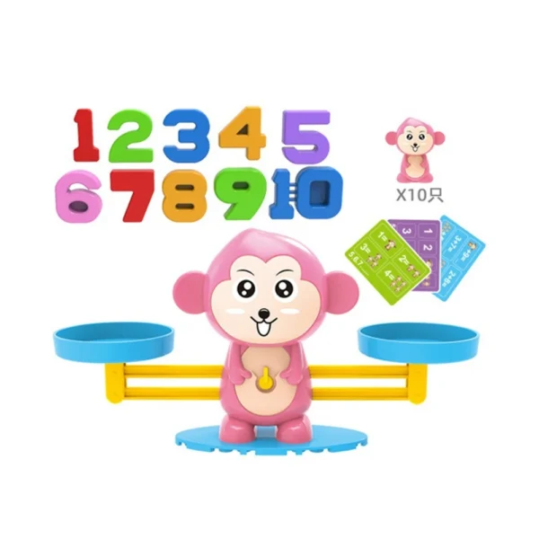 Montessori Toys: Monkey Balance Math Toy for Early Learning - Image 4