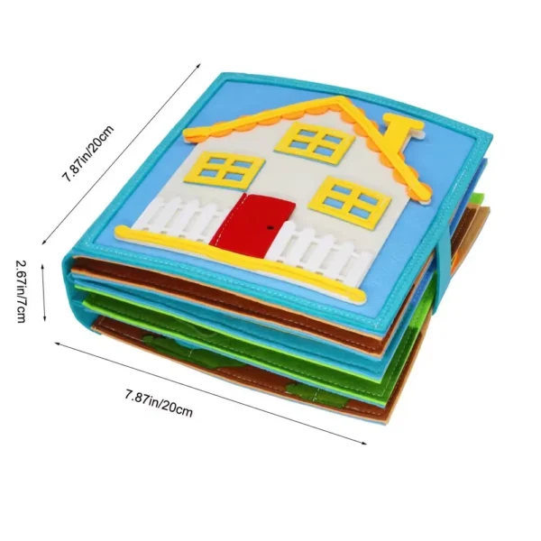 Montessori Toys: Toddler Busy Book for Early Educational Pretend Play - Image 6