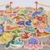 Montessori Toys Magnetic Fishing Game Educational Parent-Child Interaction