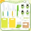 Montessori Toys Kitchen Set For Kids With Safe Cooking Tools & Accessories - Image 11