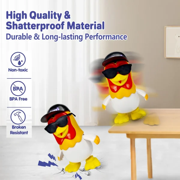 Montessori Toys: La Granja de Zenon Dancing Chicken and Musical Penguin - Image 9